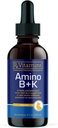 Rx Vitamines Amino B+K - Supplément Vitamine B & Potassium Cats - avec Acides Amino Taurine & Lysine - Aides au chat Rein Support & Immune Support pour chats - Foie & Bacon 4oz
