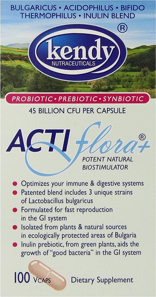 Kendy USA, Actiflora+, Potent Natural Biostimulator, 100 Veggie Caps
