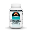 Source Naturals L-Tryptophane avec vitamine B-6 support d'humeur, relaxation et sommeil -1000 mg - 90 comprimés