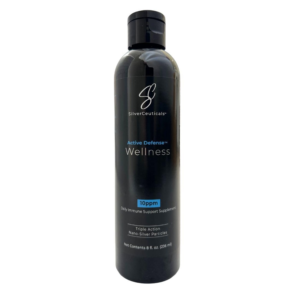 Colloidal Silver w/Nano Technology - 10ppm 8oz - 8X More Effective - Natural Immune Support - Save the Sick Days - Ages 5 & Up - Outperforms Higher PPM Silvers - No Taste & Smell - 3rd Party Tested
