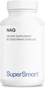 Supersmart - NAG Supplement 1500mg per Day (N-Acetyl Glucosamine) - High Absorption Glucosamine Sulfate | Non-GMO & Gluten Free - 90 Vegetarian Capsules