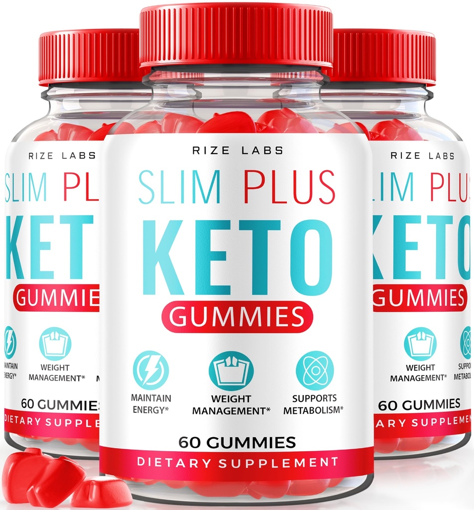 les laboratoires de taille - Slim Plus Keto ACV Gummies pour la perte de poids avancée, Supplément de vinaigre de cidre de pomme tout naturel (180 Gummies)