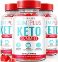 les laboratoires de taille - Slim Plus Keto ACV Gummies pour la perte de poids avancée, Supplément de vinaigre de cidre de pomme tout naturel (180 Gummies)