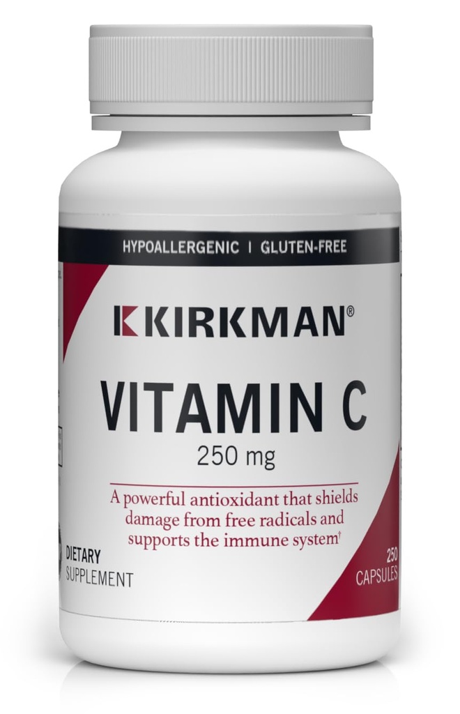 Kirkman – Vitamine C 250 mg - Hypo - 250 capsules