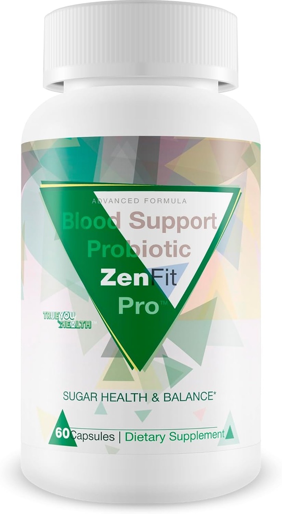 Probiotique de soutien du sang Zenfit Pro - Notre meilleur supplément probiotique de soutien du sang - Promouvoir la santé du sucre et l'équilibre sanguin - pilules de soutien du sang - Capsules de sang probiotiques - Santé du sucre Santé du sang