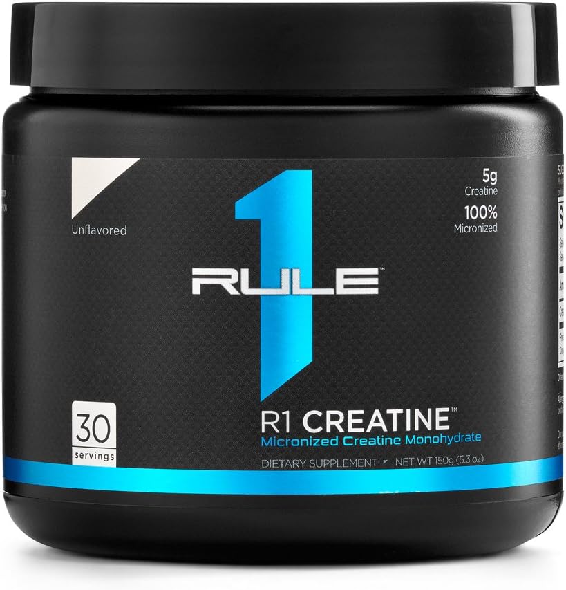 Règle 1 Protéines R1 Créatine, (non aromatisée, 30 portions)