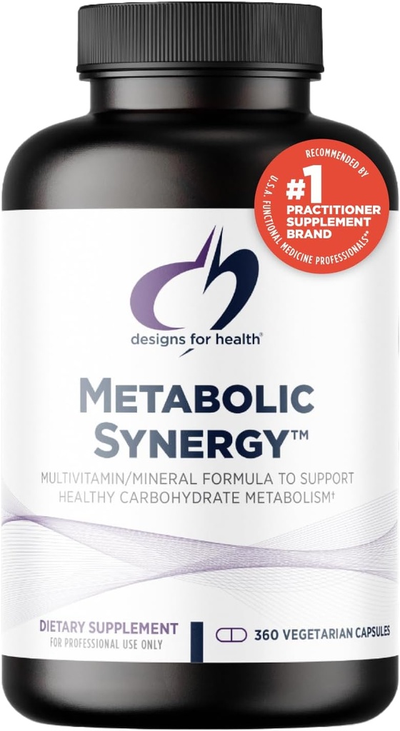 Conceptions pour la synergie métabolique santé - Multivitamine et supplément minéral avec chrome, zinc, sélénium, acide R-lipoïque, vitamines + Plus (360 capsules)
