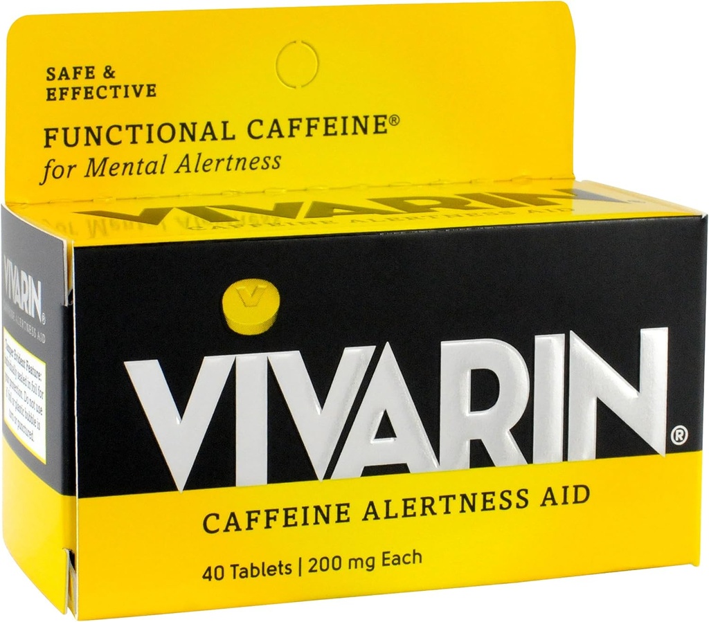 Vivarin Aide d'alerte à la caféine, comprimés 40 ea (paquet de 2)