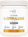Type Zero L-Citrulline en poudre de base, 3000mg par portion - 100 portions