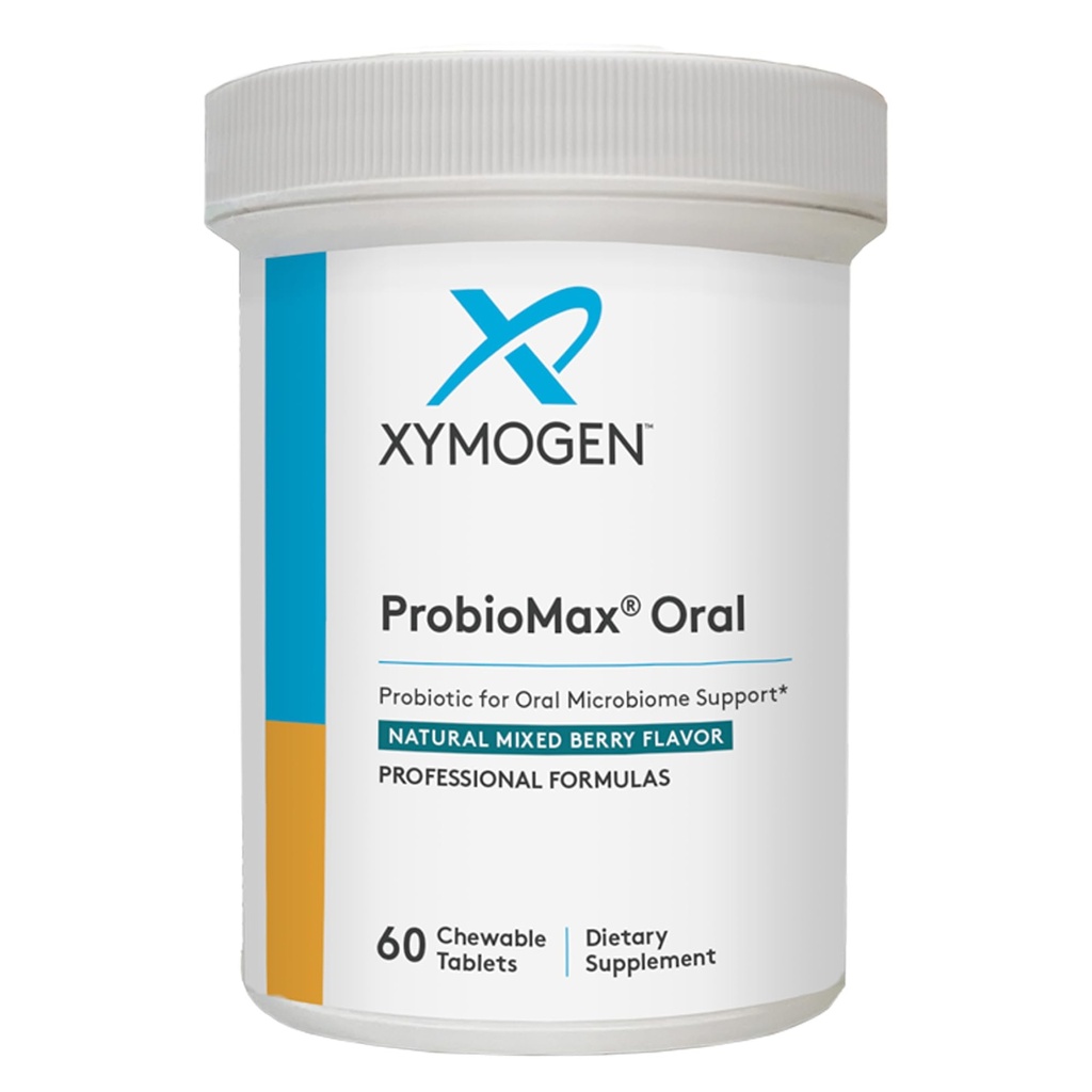 XYMOGEN Probiotiques oraux pour la santé des gencives + soins dentaires - ProbioMax - Probiotiques dentaires pour une bouche saine avec Bifidobacterium Lactis (60 comprimés)