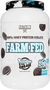 Axe & Sledge Farm Fed 100% Whey Protein Isolate de 25g Protéines de faible teneur en glucides, faible teneur en sucre, sans gluten, poudre de protéines pour les hommes et les femmes