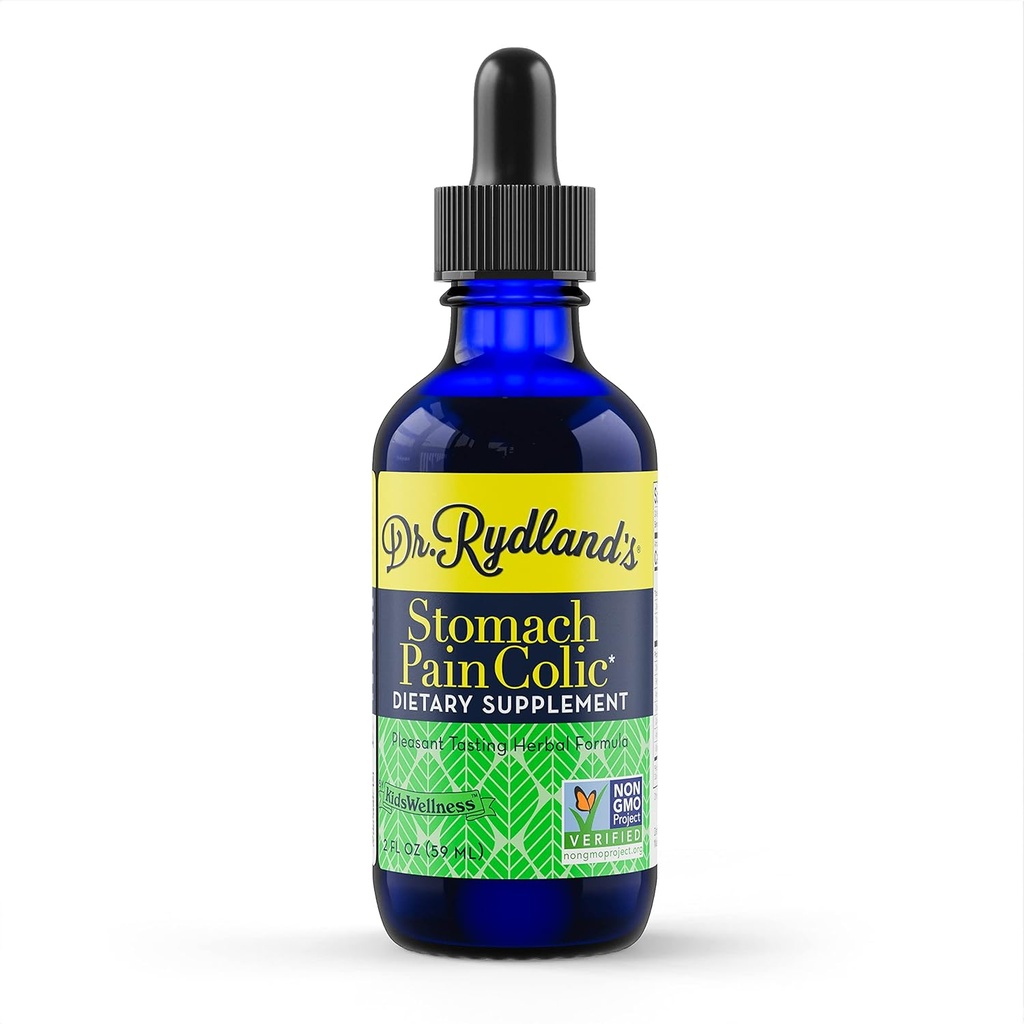 Formules à base de plantes liquides agréables du Dr Rydland (Stomach & Colic, 2 oz)