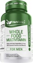 Whole Food Multivitamin for Women & Men with Superfoods from Whole Food Markets | Real Raw Veggies, Fruits, Vitamin E, A, B Complex | Vegan Non-GMO 120 Vegetarian Capsules (Men)