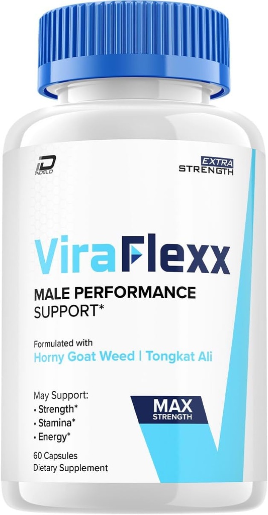 ViraFlexx Capsules Supplément, Vira Flexx Advanced Men Wellness Support, ViraFlex officiel Performance énergétique maximale, Vira Flex Premium Dietary Formula Reviews (60 capsules)