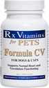 Rx Vitamins Formula CV for Dogs & Cats - Cat and Dog Heart Health - Feline & Canine Cardiac Support - 90 ct