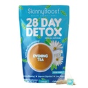 Skinny Boost Soirée Detox Tea-14 Sacs à thé Total, supporte la désintoxication et le nettoyage, réduire le gonflement, 100% tout naturel, végétalien, non OGM