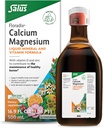 Floradix Calcium Magnésium Liquid Mineral & Vitamine Formula - Supplément Bone Support avec Calcium, Magnésium, Vitamine D & Zinc - Végétarien et Non-OGM - 16,9 fl oz