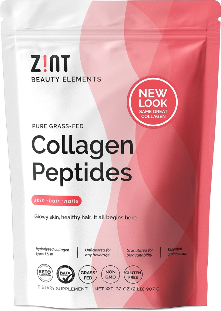 Zint Collagen Peptides Poudre (32 oz)