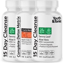 Laxatifs Fibres ACV Chrome Glucomannan pour la perte de déchets, Break The Plateau, Bloating