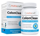 Nutracraft ColonClean #1 Détox Colon et Relief de Constipation.Senna, Cascara Sagrada, Psyllium, MCT, Aloe et Probiotiques.