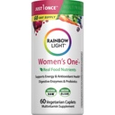 Rainbow Light Womens One High-Potency Daily Multivitamin, Womens Multivitamin fournit un soutien immunitaire à haut potentiel, avec vitamine C, biotine et ashwagandha, végétarien, 60 comte