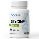 Puregen Labs Glycine 1000mg [High Potency] 100 Capsules végétariennes, favorise un sommeil en bonne santé.