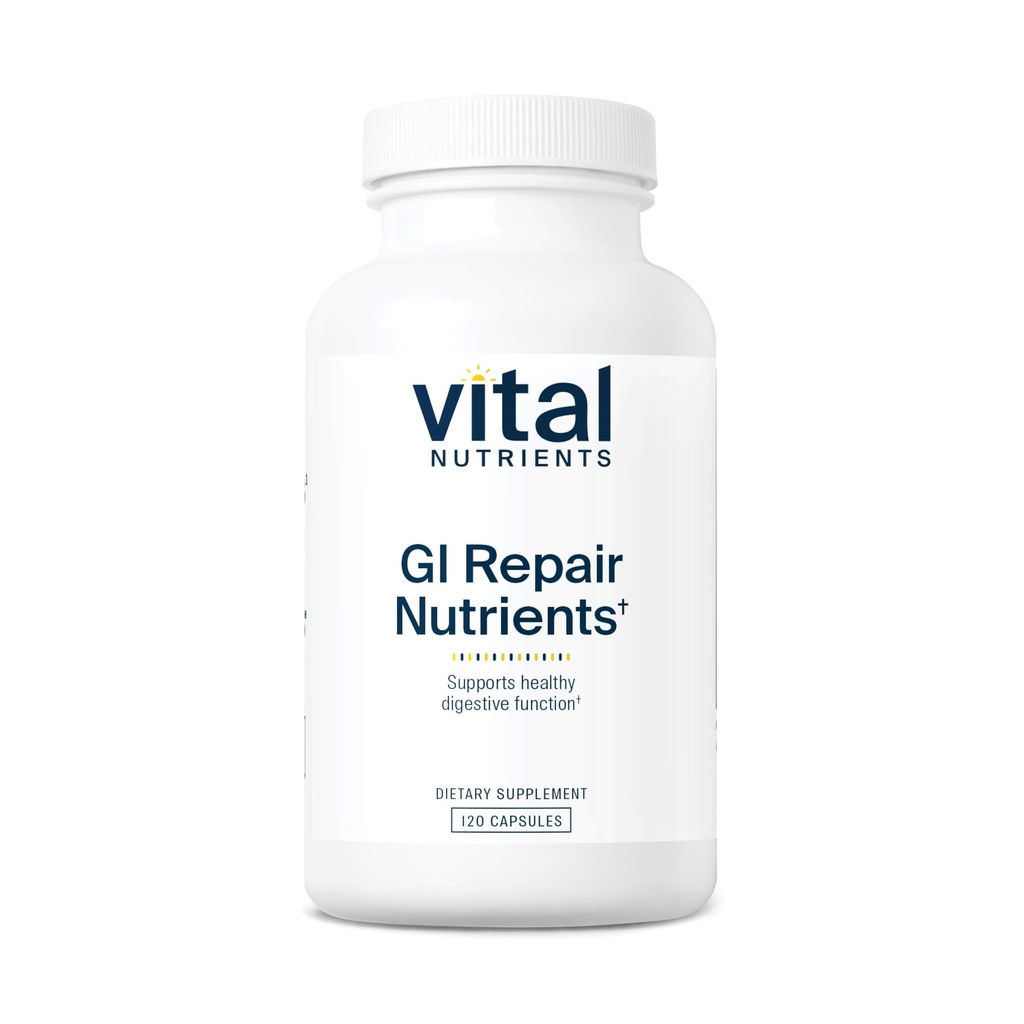 Nutriments vitaux GI répare les nutriments.Gélule de Gut avec L Glutamine et N-acétyl.Complément enzymatique digestif pour soutenir la santé et la digestion des Gut.