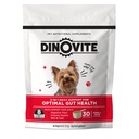 Dinovite 3 en 1 Probiotique pour les petits chiens, la peau et le manteau, la santé digestive et le soulagement articulaire, les couvre-aliments pour chiens, le soutien immunitaire, le soulagement de l'allergie et du démangeaison soins de la peau, 30 portions (1-18lb)