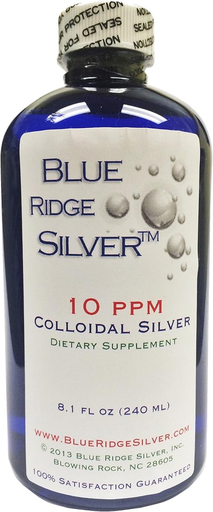 10 ppm 8 oz Colloidal Silver Natural Immune Support Health Supplement