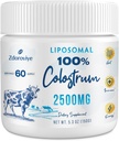 Supplément en poudre de colostrum bovin liposomique 2500 mg, absorption plus élevée que le colostrum bovin régulier (60 portions)
