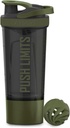 Bouteille antiprotéines Artoïde Sportive, 24-Ounce, technologie de mélange double, sans BPA, noir/vert mousse