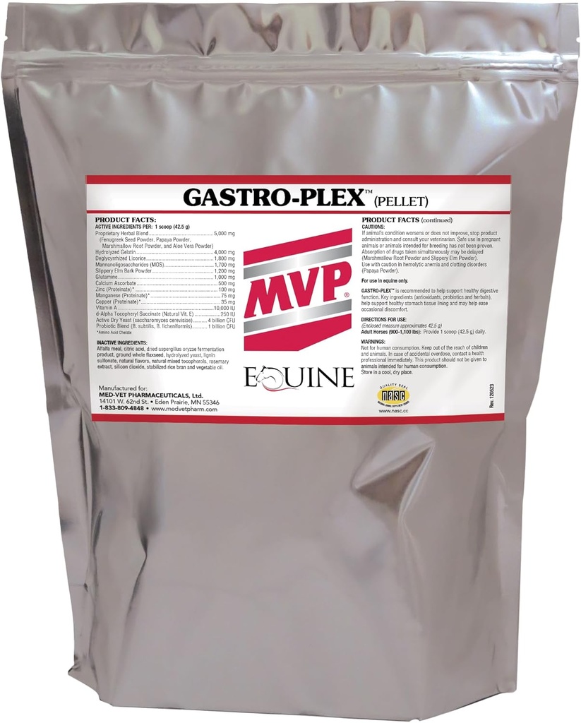 Gastro-Plex (12 lb) soutient Gut Health et Hindgut Digestion chez les chevaux