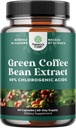 Green Coffee Bean Extract for Weight Loss - Natural Appetite Suppressant for Weight Loss for Women - Herbal Fat Burners for Women and Men for Weight Loss Support and Improved Daily Energy and Immunity