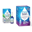 TheraTears SteriLid Nettoyant des paupières et traitement des yeux secs Lubrifiant gouttes oculaires, 2 fl oz et 30 flacons