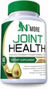 N'More Avocat Soybean Insaponifiables Supplément Santé Joint 400 mg, Non-OGM, Laiterie, sans gluten et mollusques, approvisionnement de 60 jours, une gélule par jour