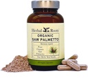 Racines à base de plantes Saw Organic Palmetto Capsules de 1000mg par portion