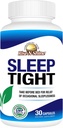 Rise-N-Shine Sleep Tight Supplément avec 5 HTP, Magnésium, GABA et L-Theanine - pour les femmes et les hommes - 30 jours (30 capsules)