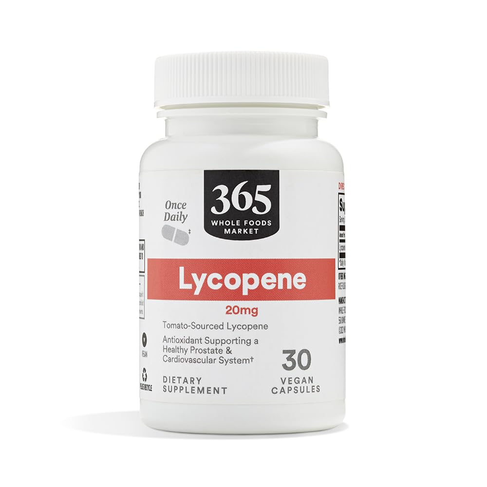 365 par marché des aliments entiers, Lycopène 20 mg, 30 Nombre