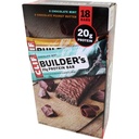 Barre de protéines de chocolat Clif Builder, 2,4 oz, 18 bars/boîte (220-00543)