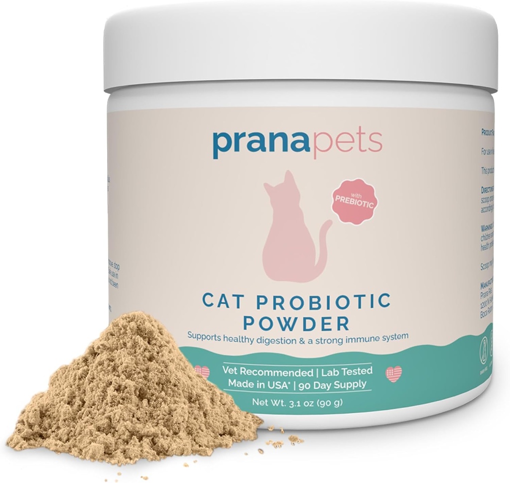 PranaAnimaux Cat Probiotic Powder.
