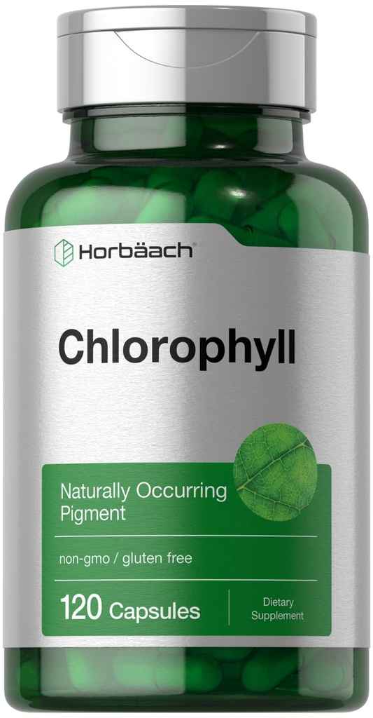 Horbäach Capsules de chlorophylle : 120 Count.
