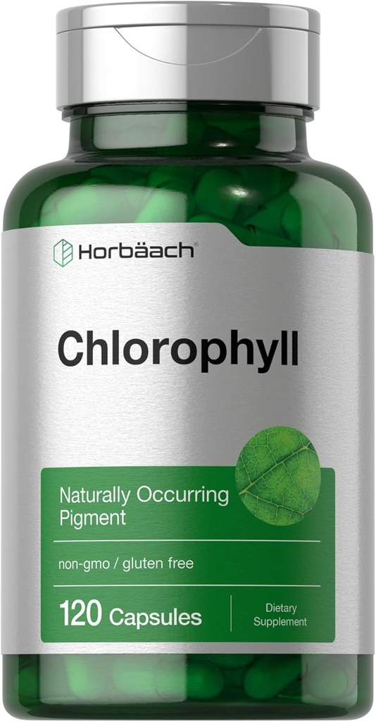Horbäach Capsules de chlorophylle : 120 Count.