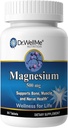 Dr.WellMe Oxyde de magnésium 500mg Comprimés – 90 comprimés maintenir la santé cardiaque, musculaire et osseuse, favorise le métabolisme de l'énergie – haute puissance, sans gluten – supplément alimentaire pour les adultes