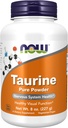 MAINTENANT compléments alimentaires, poudre pure taurine, santé du système nerveux*, acide amino, 8-Ounce