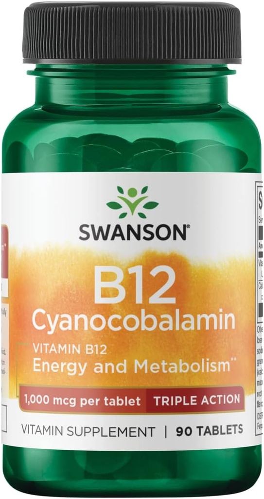 Swanson ULT B12 Triple Action 1000 MCG 90TAB