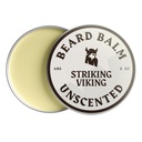 Baume à barbe viking pour les hommes - Leave in Beard Conditioner - Baume à barbe façonné fabriqué avec des huiles de beurre, d'argan et de jojoba naturellement dérivées (2 once (paquet de 1), sans parfum)