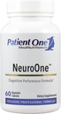 Patient One NeuroOne (en anglais seulement) Supplément pour soutenir la mémoire, la cognition, l'humeur et le focus* avec Citicoline, acétyl-L-Carnitine, Gingko et plus 60 capsules