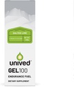 Gel unique 100 - Gel d'énergie végétalien pour athlètes d'endurance Coureurs et cyclistes - 100kcal - Lime salée - Pack de 6