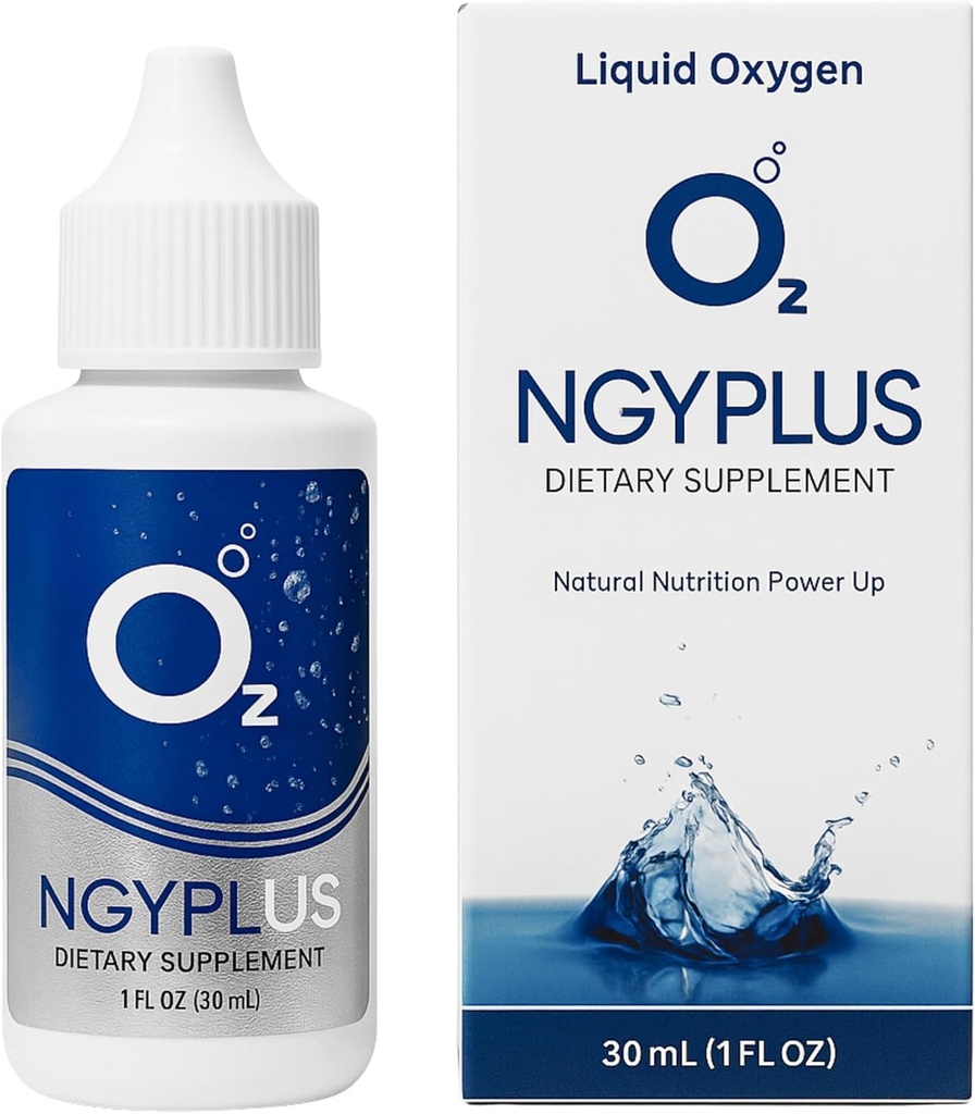 O2 Liquid Oxygen - Dietary Supplement - Your Ultimate Health and Wellness Formula with Silica Power!