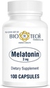 Mélatonine pharmaceutique Bio-Tech (3mg, 100 gélules)